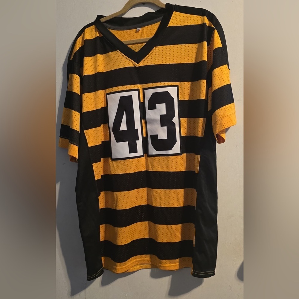 Black and Yellow Striped Men's Shirt